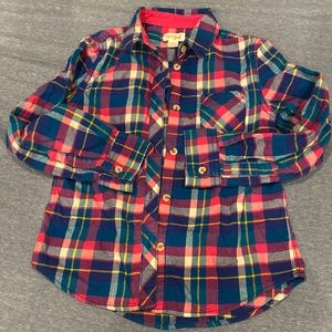 Cat & Jack girls 6 / 6x flannel in EUC
